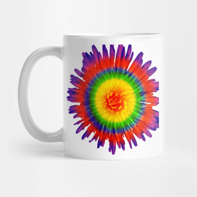 Rainbow flower by golden